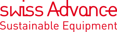 Swiss Advance  Sustainable Equipment - Red Logo