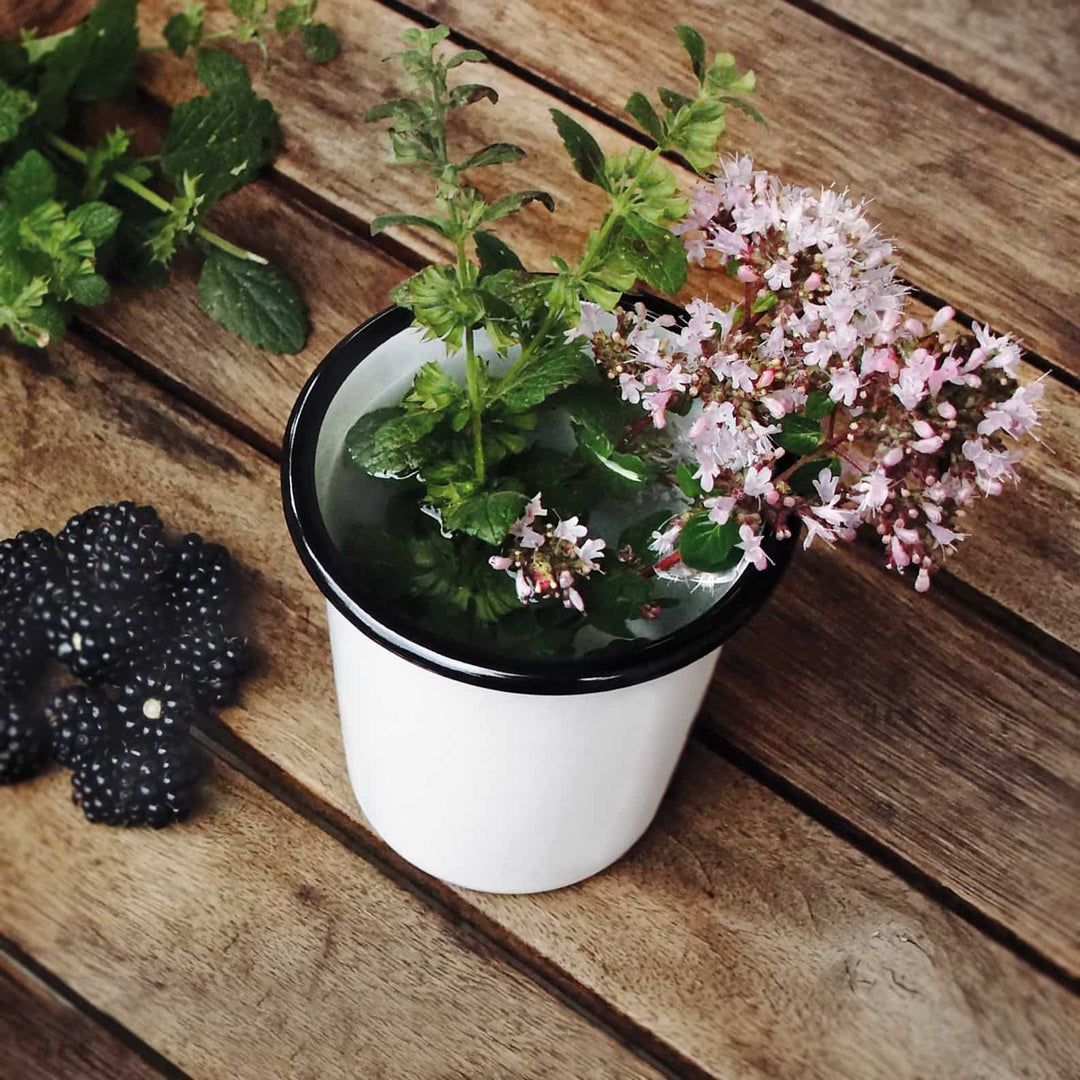 COELO Enamel Cup Enamel Ware- Swiss Advance - zero waste packaging - sustainable design