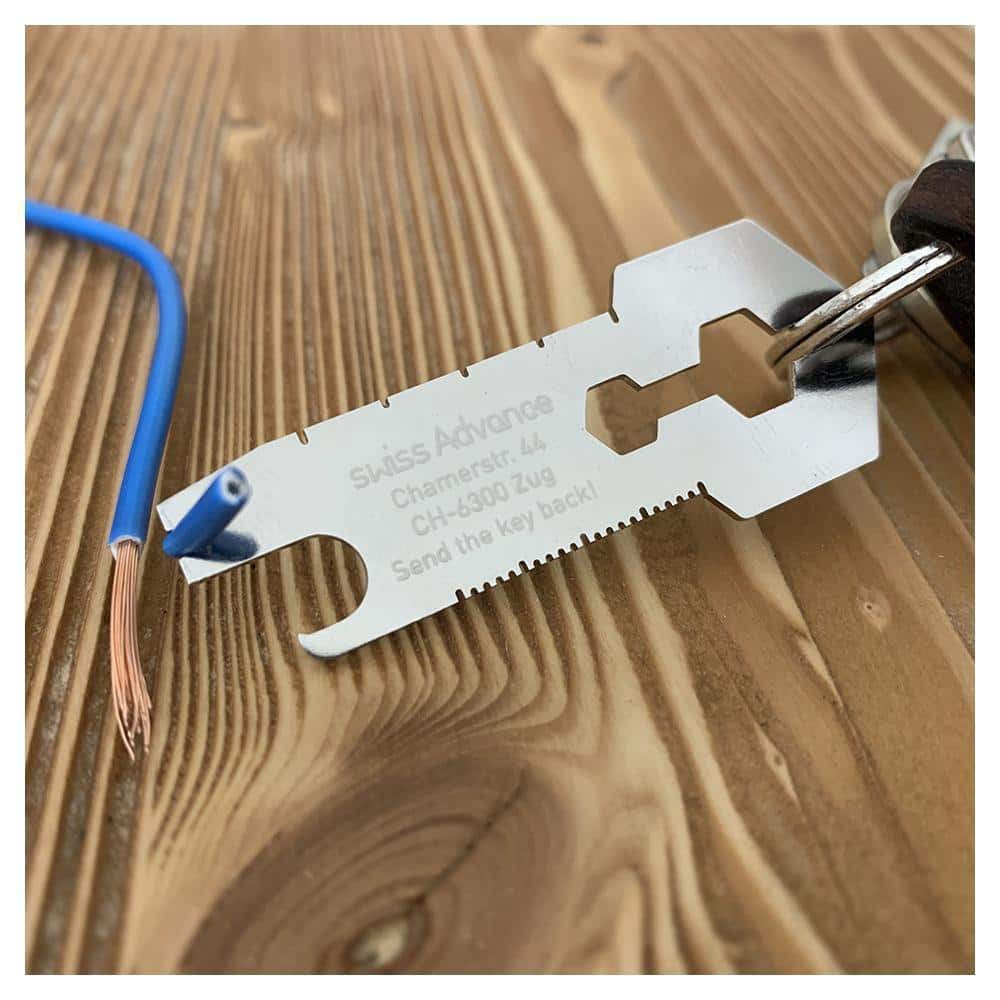 CRONO KEY Multi Tool Multi Tool- Swiss Advance - zero waste packaging - sustainable design