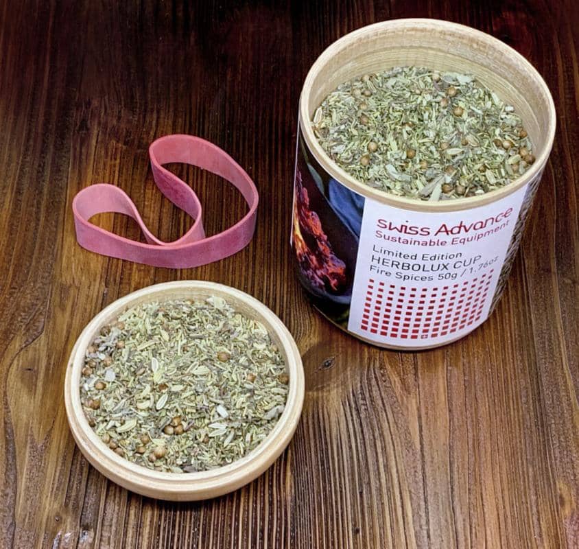 HERBOLUX Fire Spices Spices- Swiss Advance - zero waste packaging - sustainable design