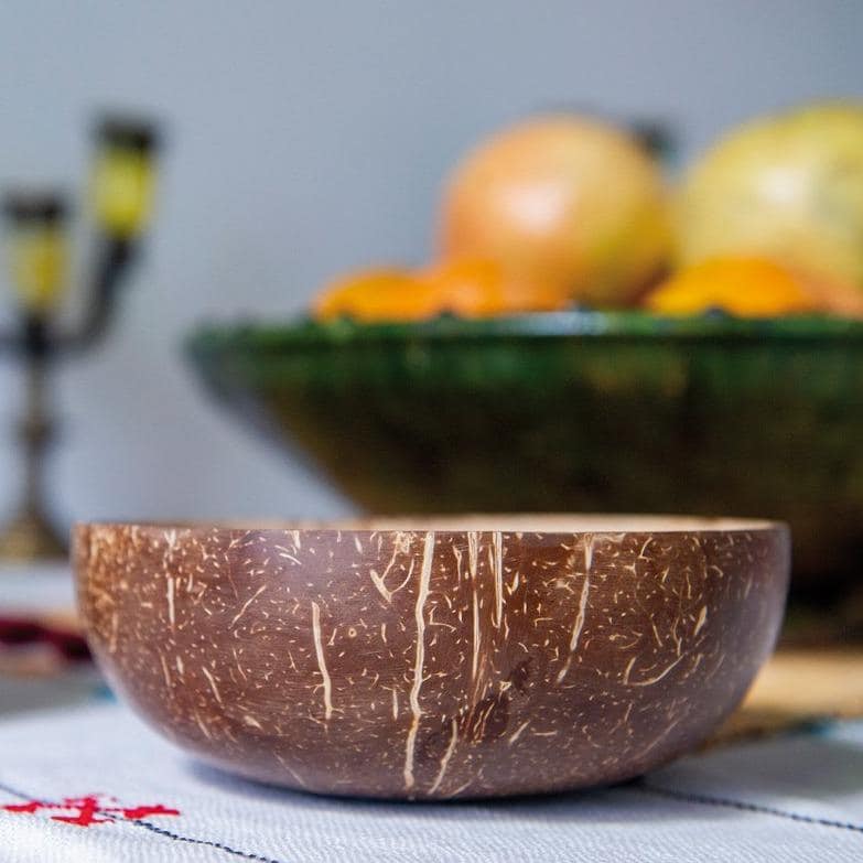 MONO Coconut Bowl Natural Tableware- Swiss Advance - zero waste packaging - sustainable design