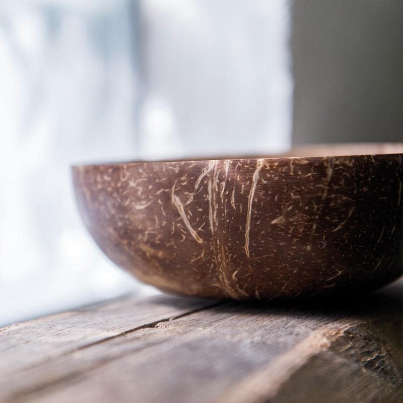 MONO Coconut Bowl Natural Tableware- Swiss Advance - zero waste packaging - sustainable design