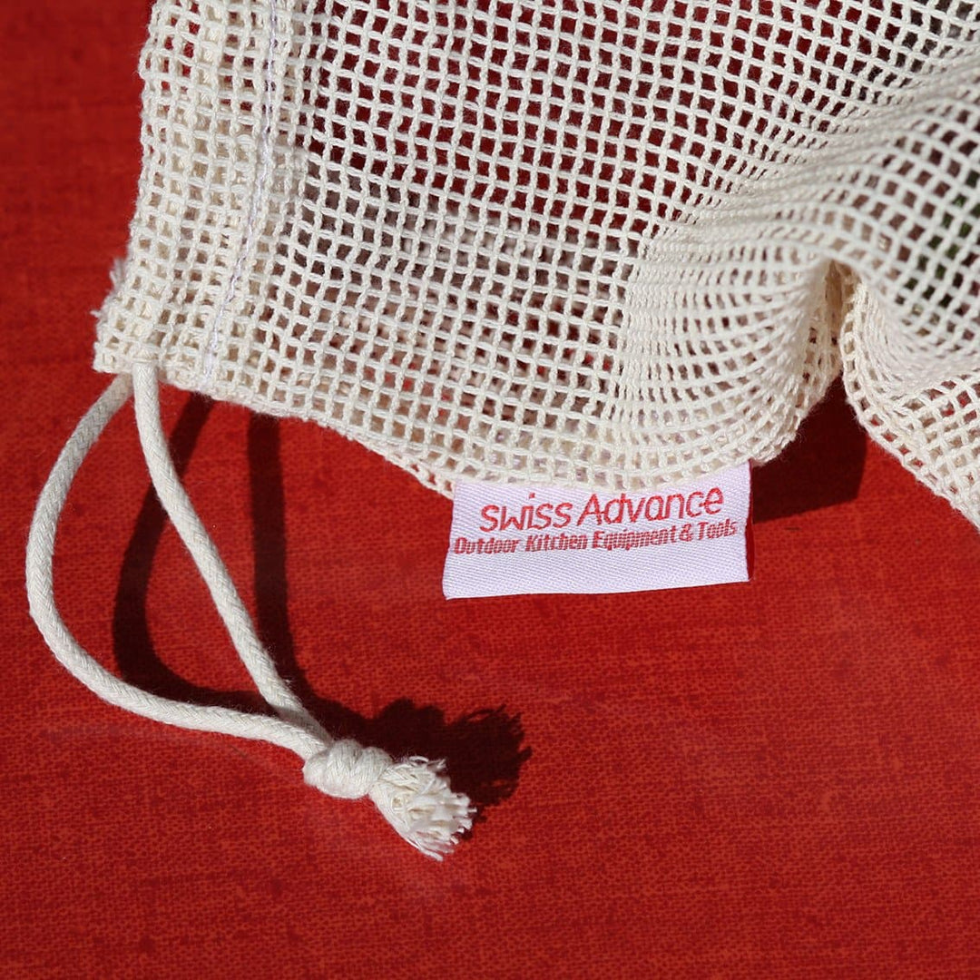 MONYI Organic Cotton Mesh Bags (Set of 3) Accessory- Swiss Advance - zero waste packaging - sustainable design