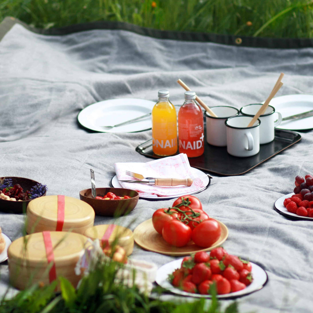 NEMICO Multifunctional Picnic Blanket Textiles- Swiss Advance - zero waste packaging - sustainable design